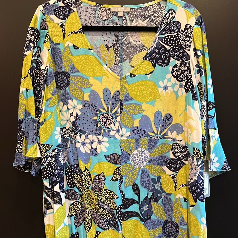 Habitat Floral Patterned Dress NEW with Tags Large - Picture 4 of 9